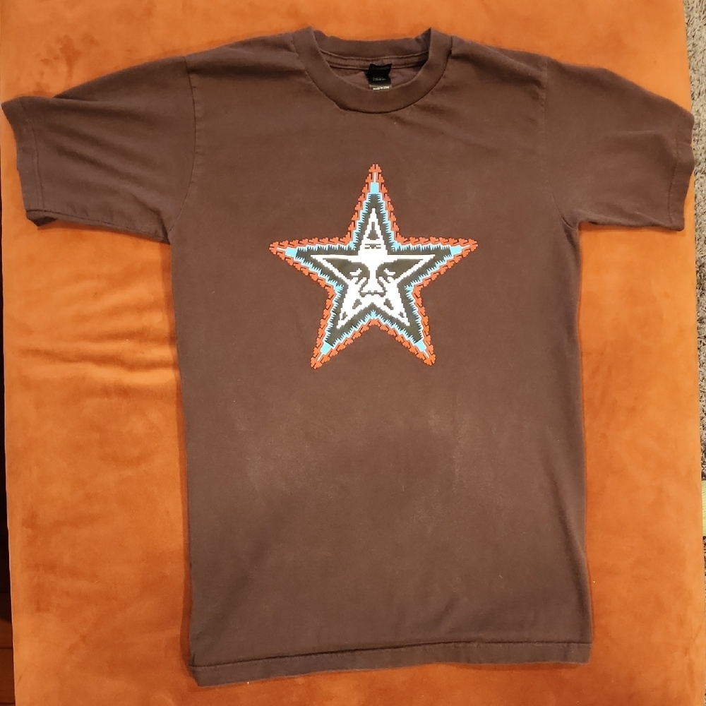 Brown T-Shirt with Star Design